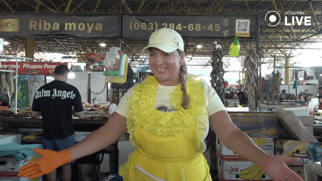 Прдавчиня Надія про рибу 