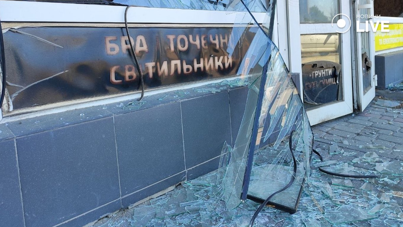 Удар по гіпермаркету в Одесі