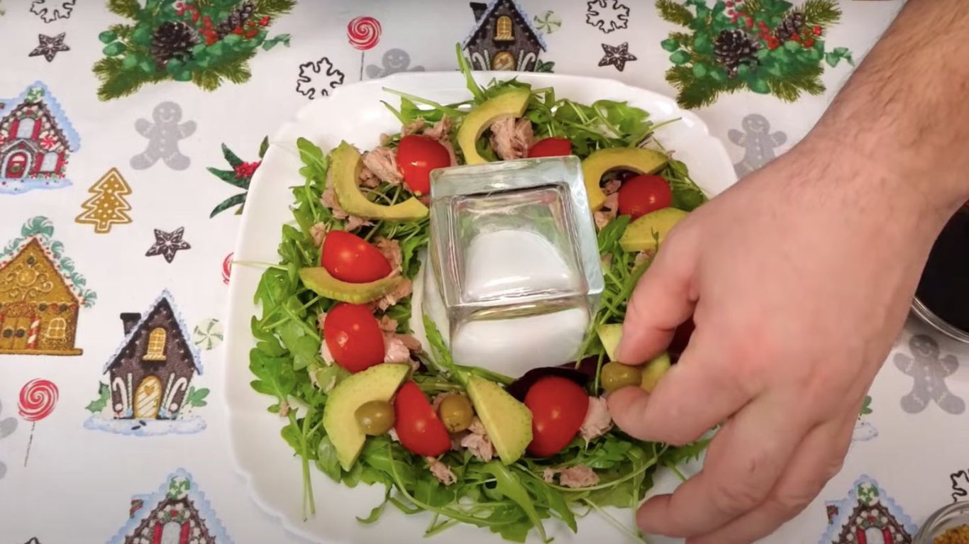 салат Венчик без майонеза