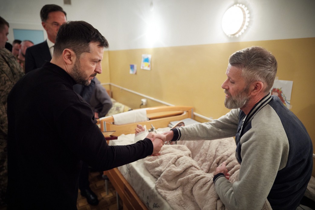 Візит Зеленського до шпиталю в Одесі