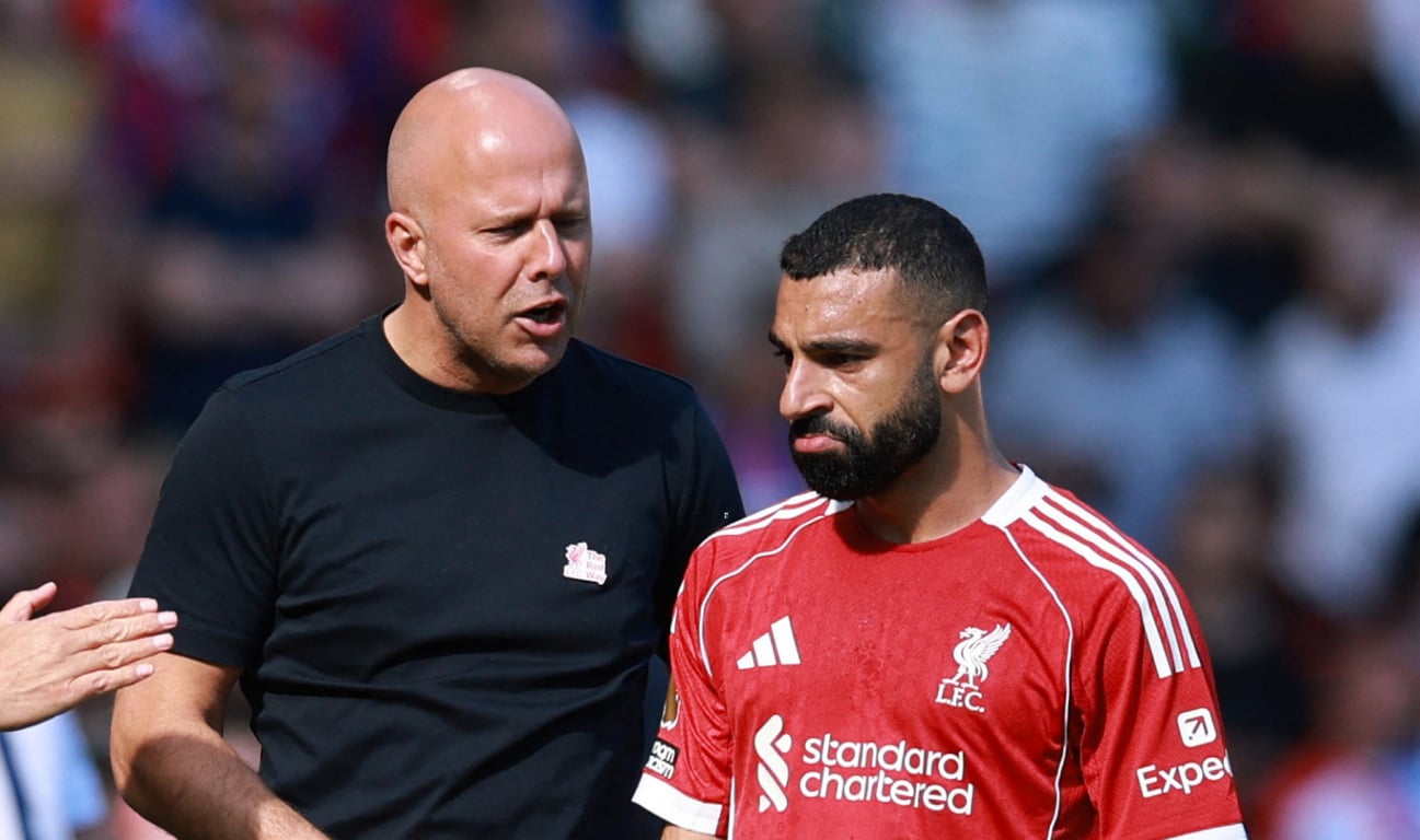 Мохамед Салах в матче против "Кристал Пэлас" 25 апреля 2026 года