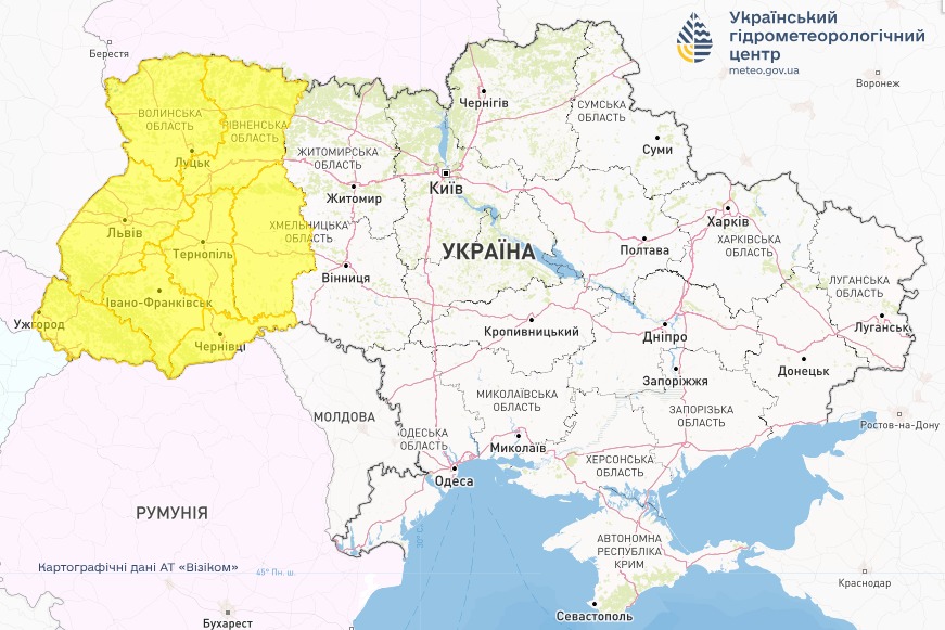 Прогноз погоди в Україні на 19 квітня
