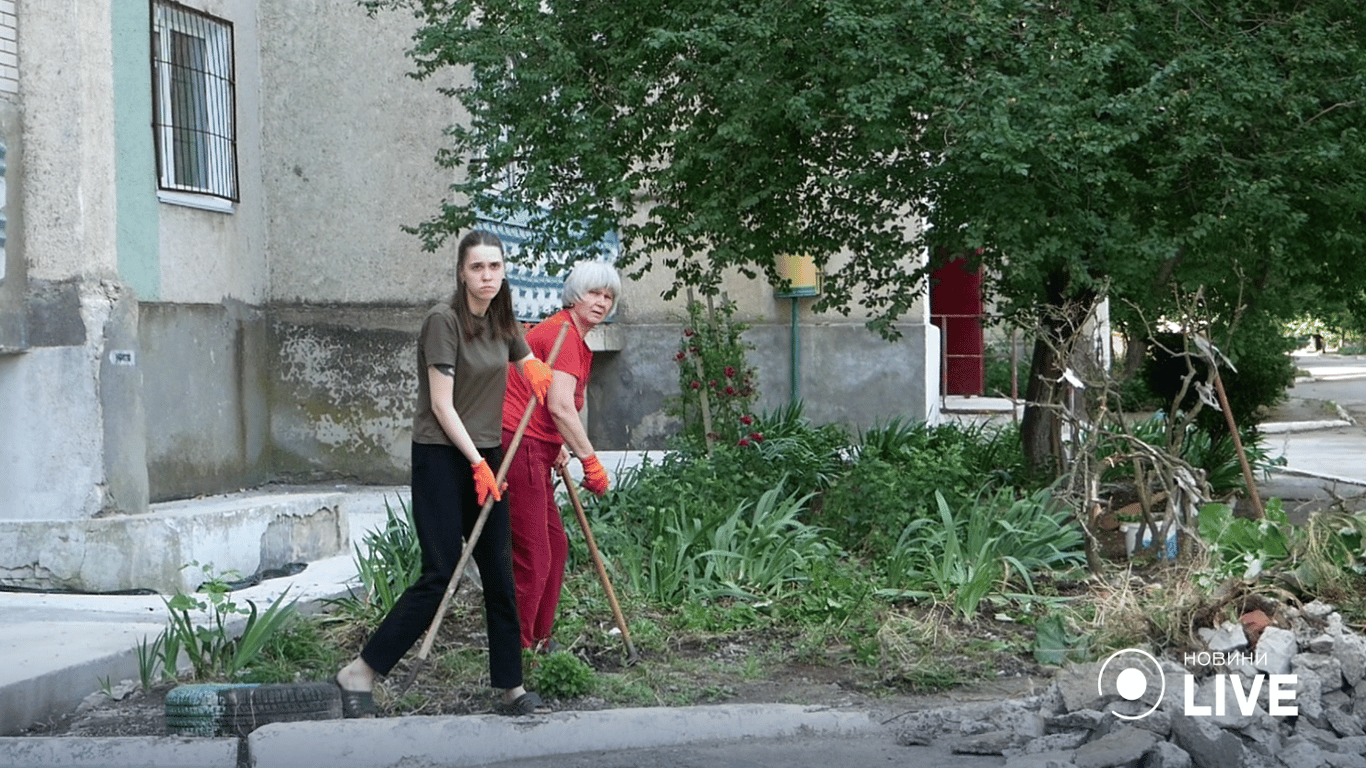 Поселок Сергеевка после ракетного удара год спустя