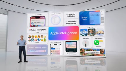 Apple презентувала нову систему штучного інтелекту Apple Intelligence - 285x160