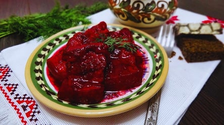 Мясное блюдо со свеклой: шпундра из села Опошня - 285x160
