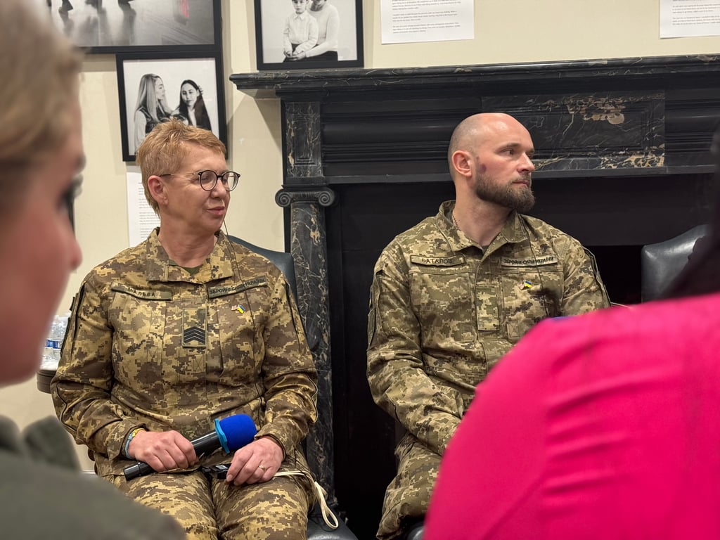 Послание с передовой: украинские ветераны в США поделились своими историями с американцами - фото 1