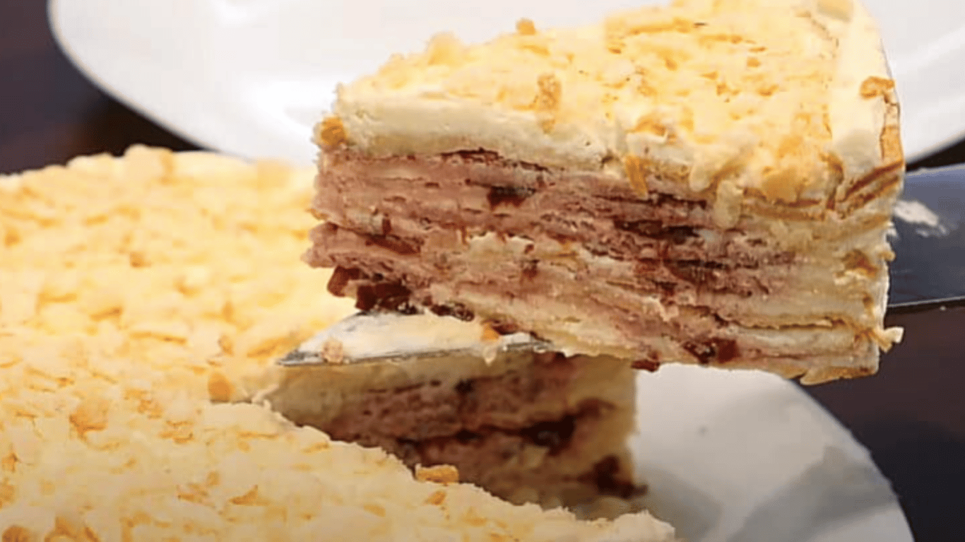 рецепт наполеона з ягодами