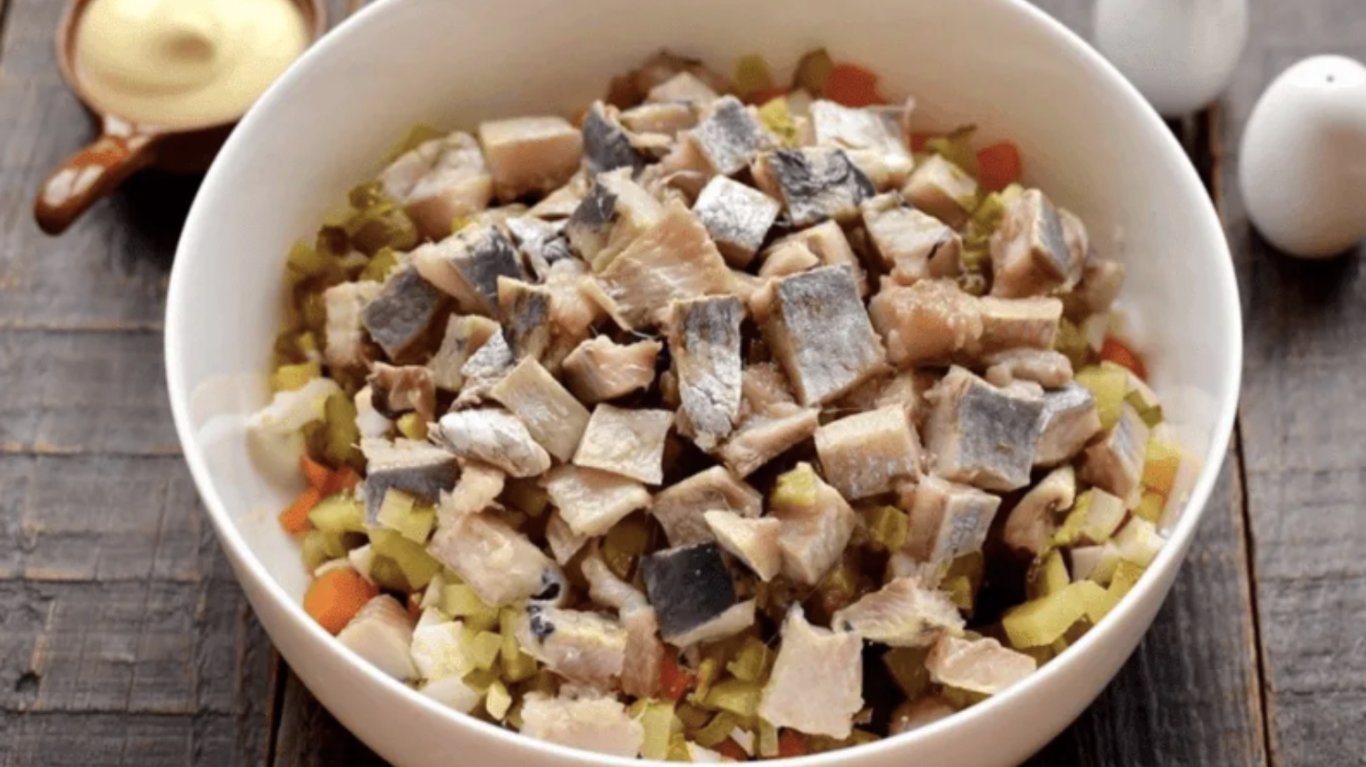 рецепт смачного салату з оселедцем