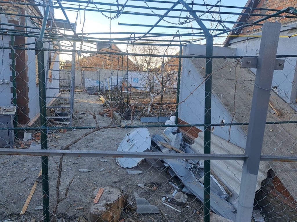 Последствия обстрела Днепропетровской области 28 февраля
