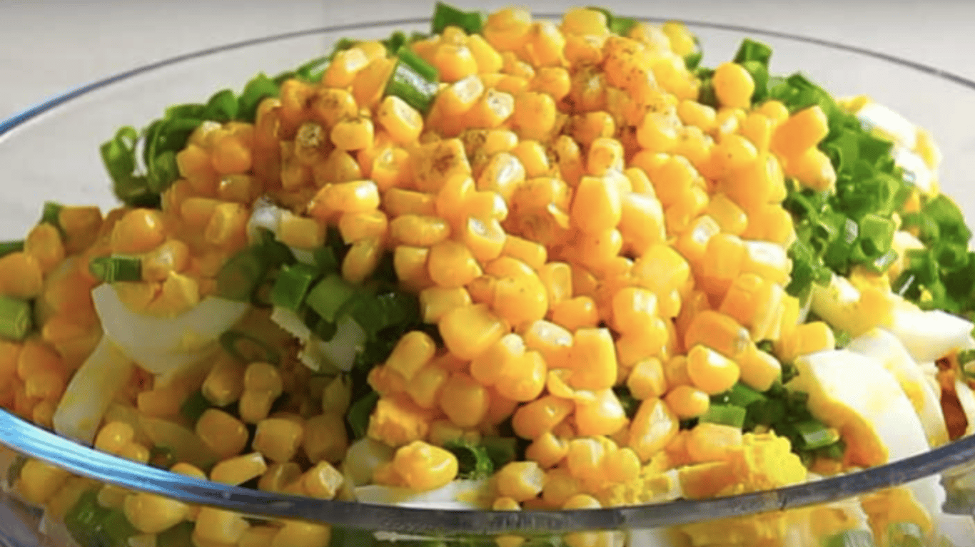 салат Хрещатик, давно забутий, але дуже смачний