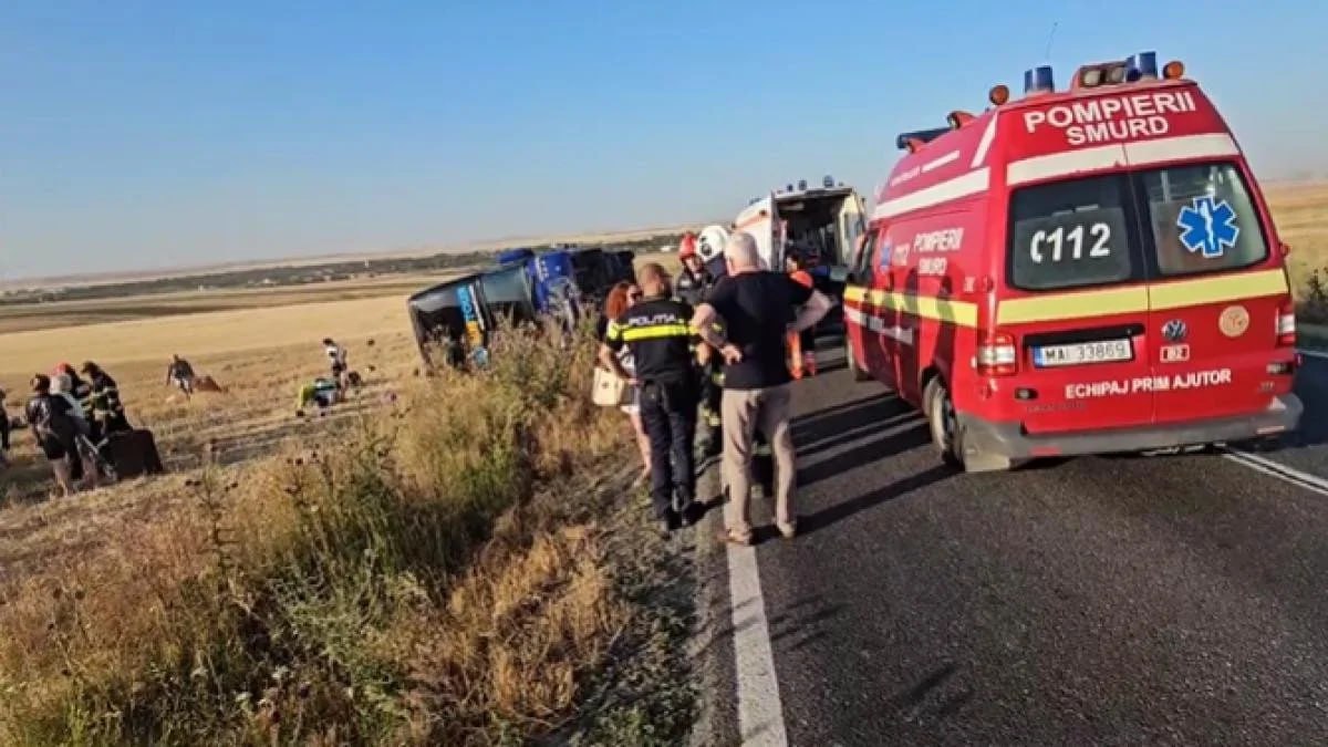 В Румунії перекинувся автобус з українцями