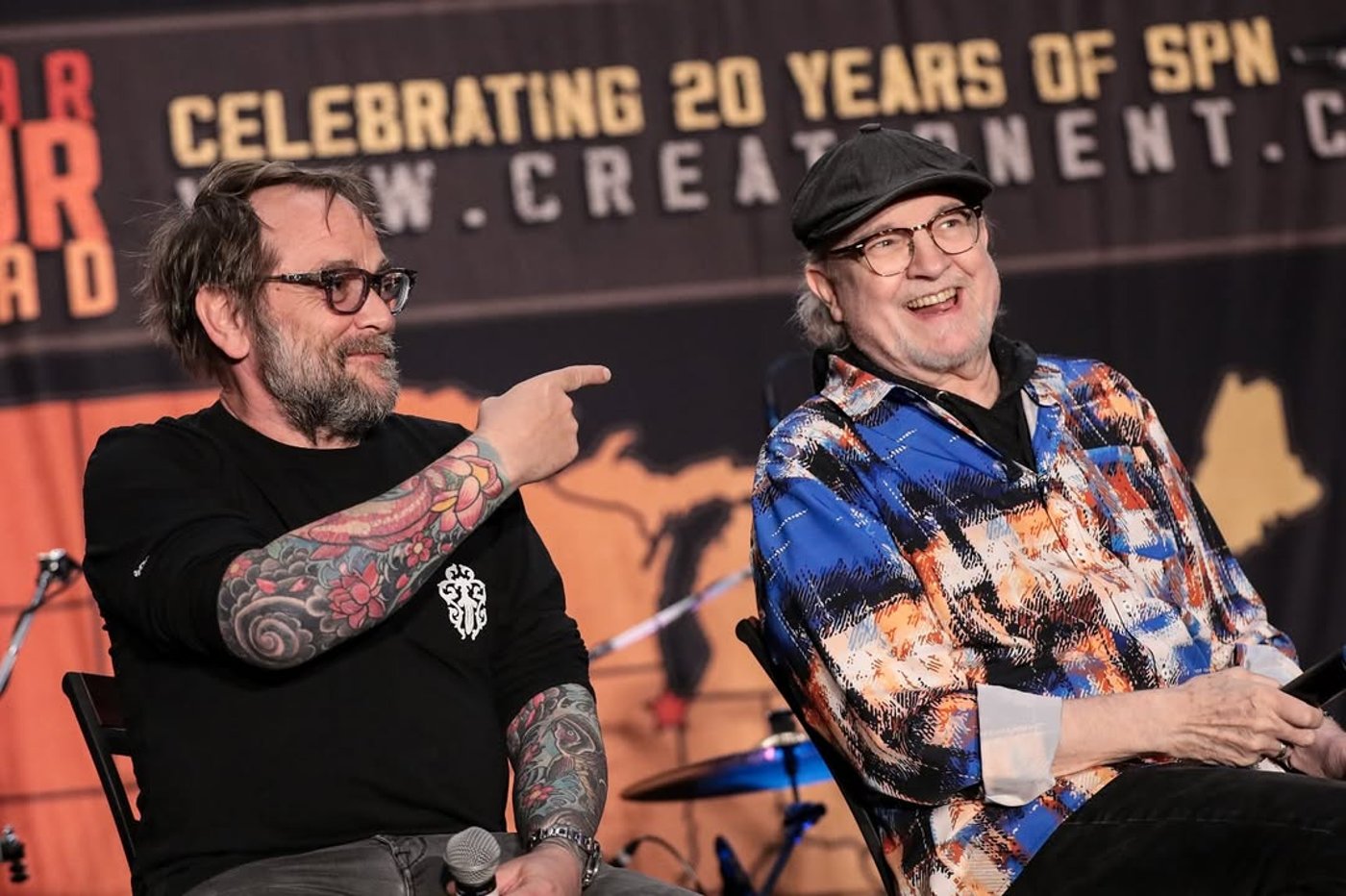 Марк Шеппард та Джим Бівер на зустрічі з фанатами - фото