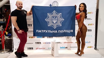 Полицейская выиграла медаль чемпионата Украины по бодибилдингу - 285x160