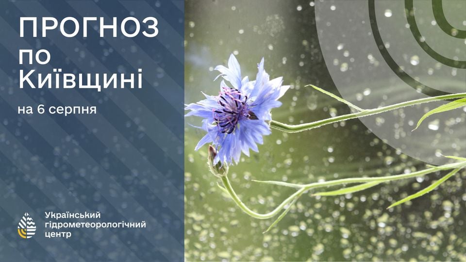 Прогноз погоды на 6 августа. Фото: Укргидрометцентр