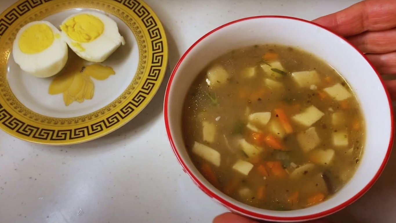 Смачний суп пісний, після якого не голодний