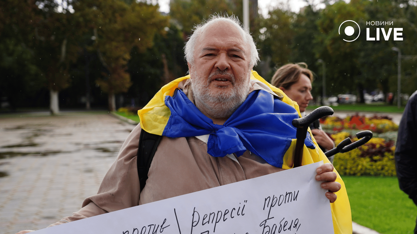 Одесский журналист Леонид Штекель. Фото: Новини.LIVE/ Юлия Браславская