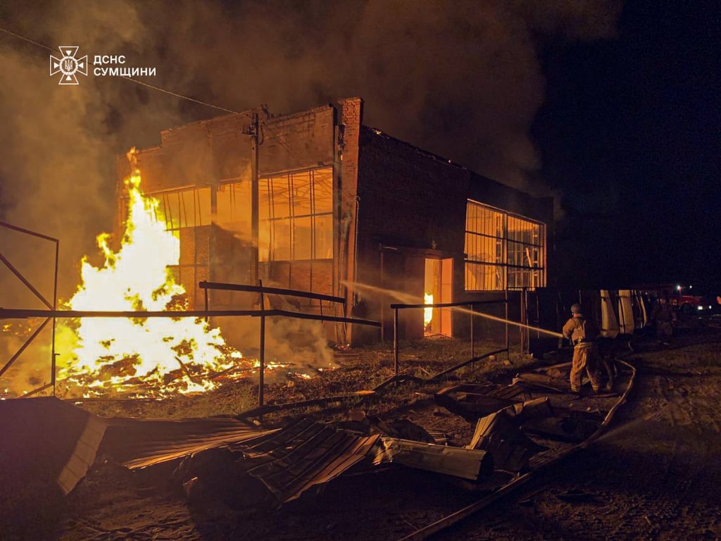 Shelling of Okhtyrka on August 20