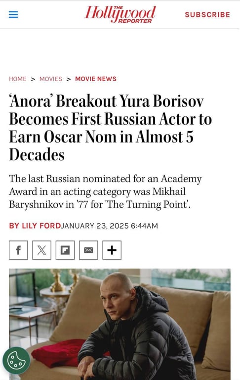 Голливуд номинировал на Оскар россиянина - детали - фото 1