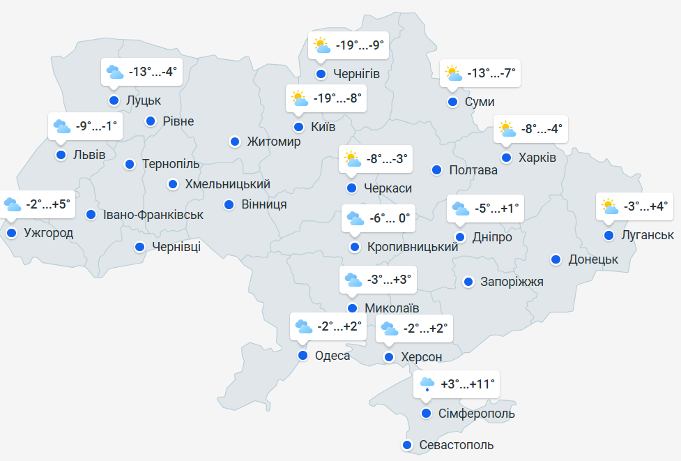 Погода в Україні