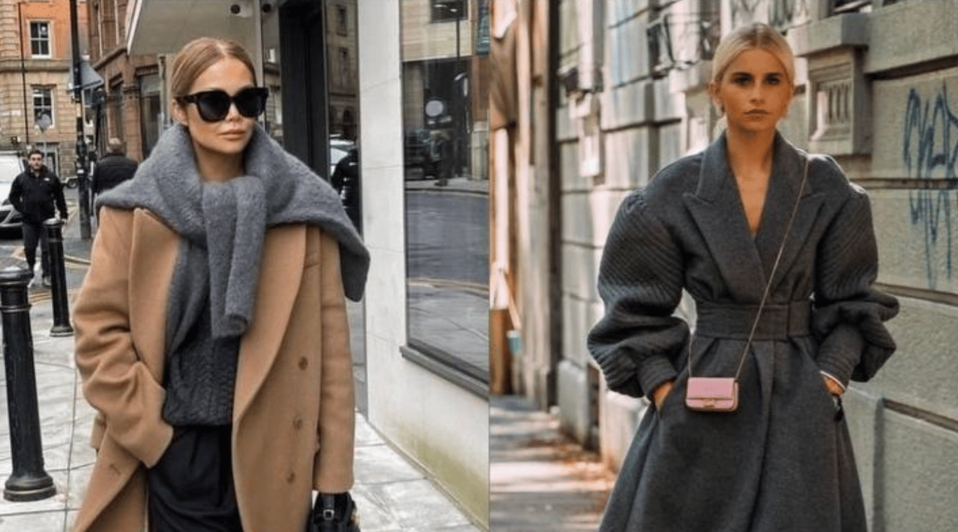 Пальто можна стилізувати з різними речами