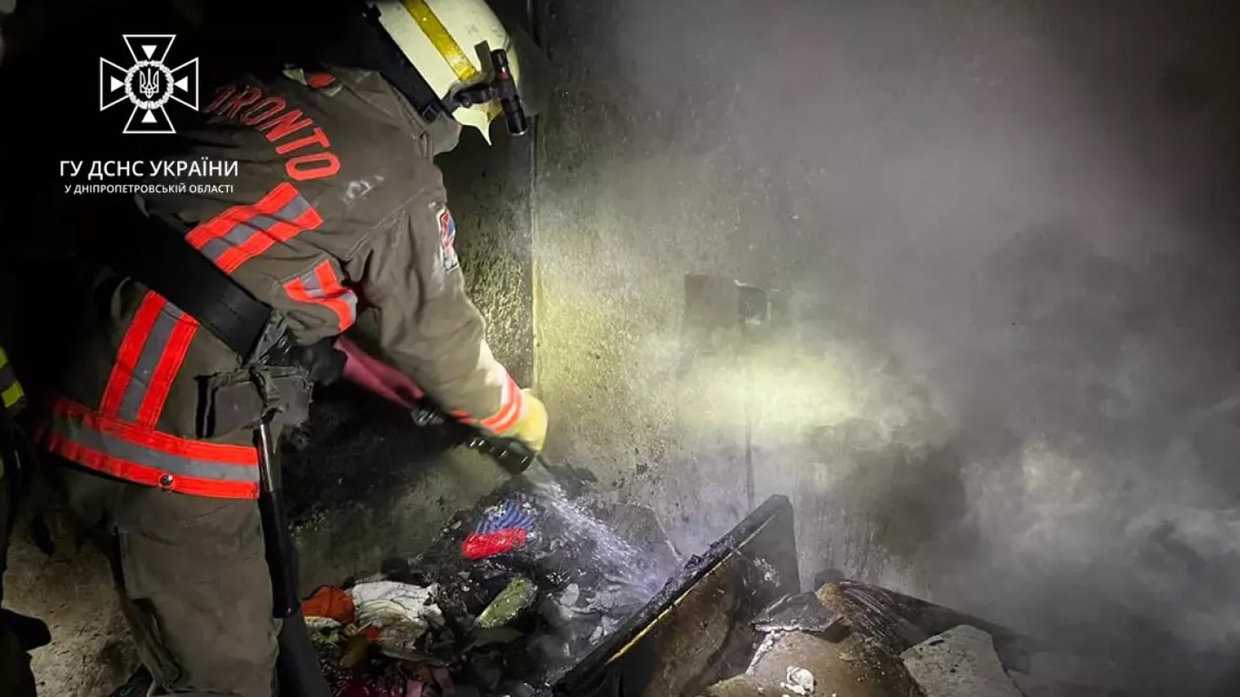 В Никополе в многоквартирном доме произошел пожар — погиб ребенок