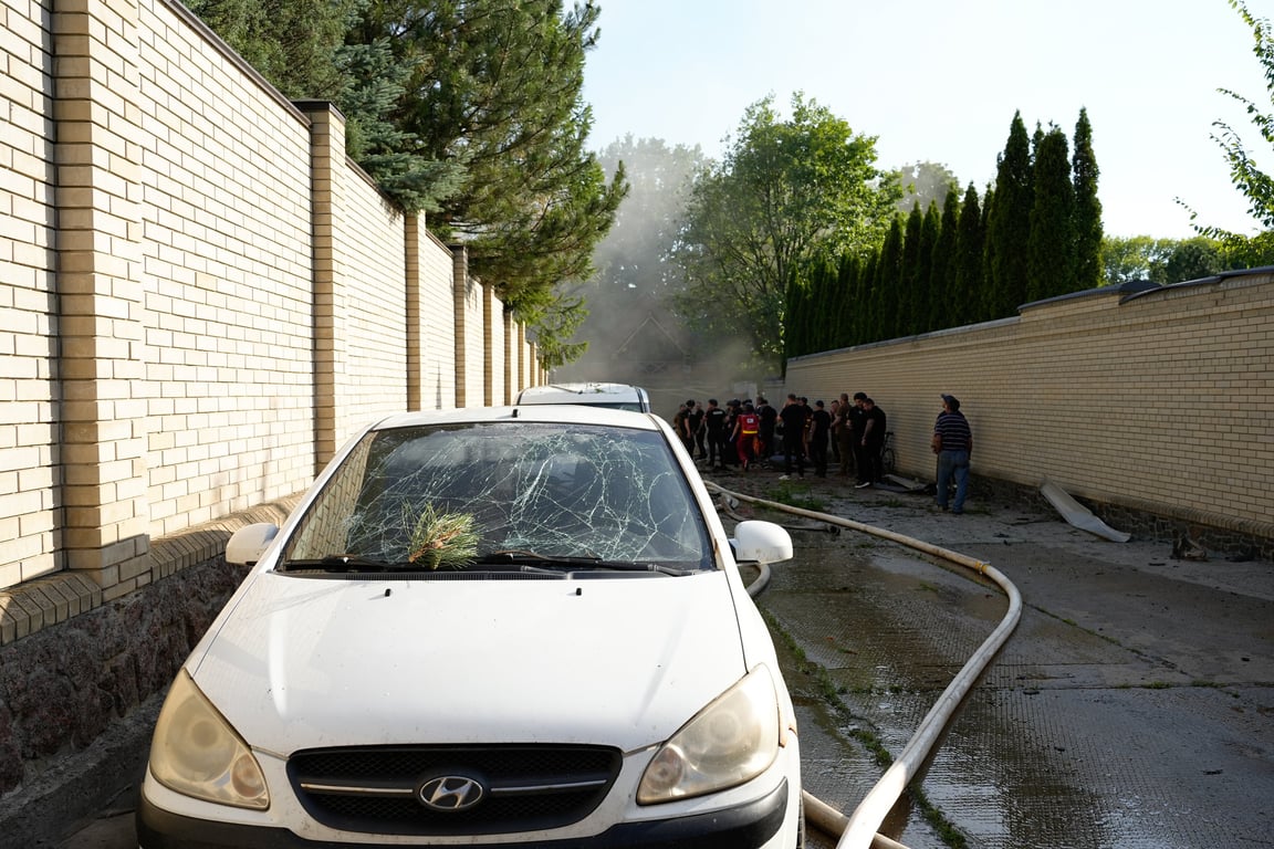 місце обстрілу