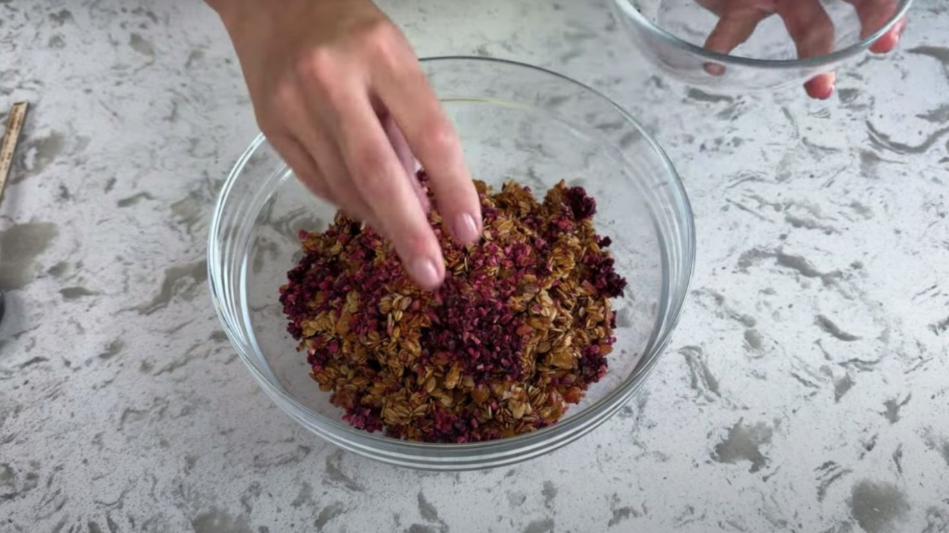 рецепт граноли з ягодами 