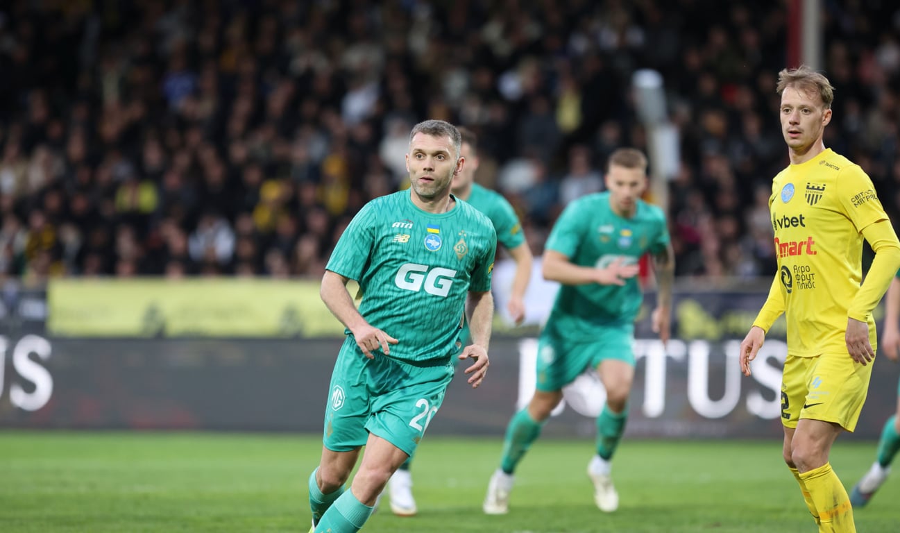 Александр Караваев в поединке Буковины с Динамо 21 апреля 2026 года