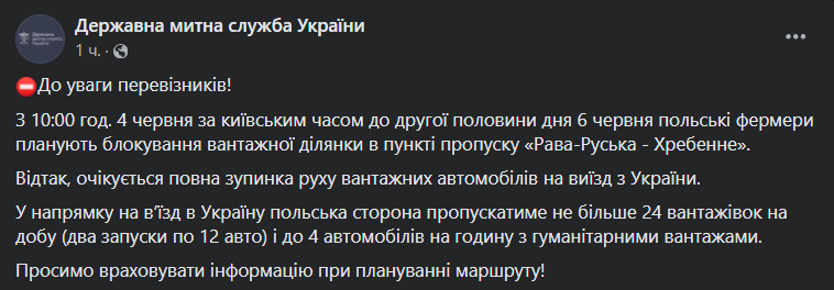 страйки на кордоні польща