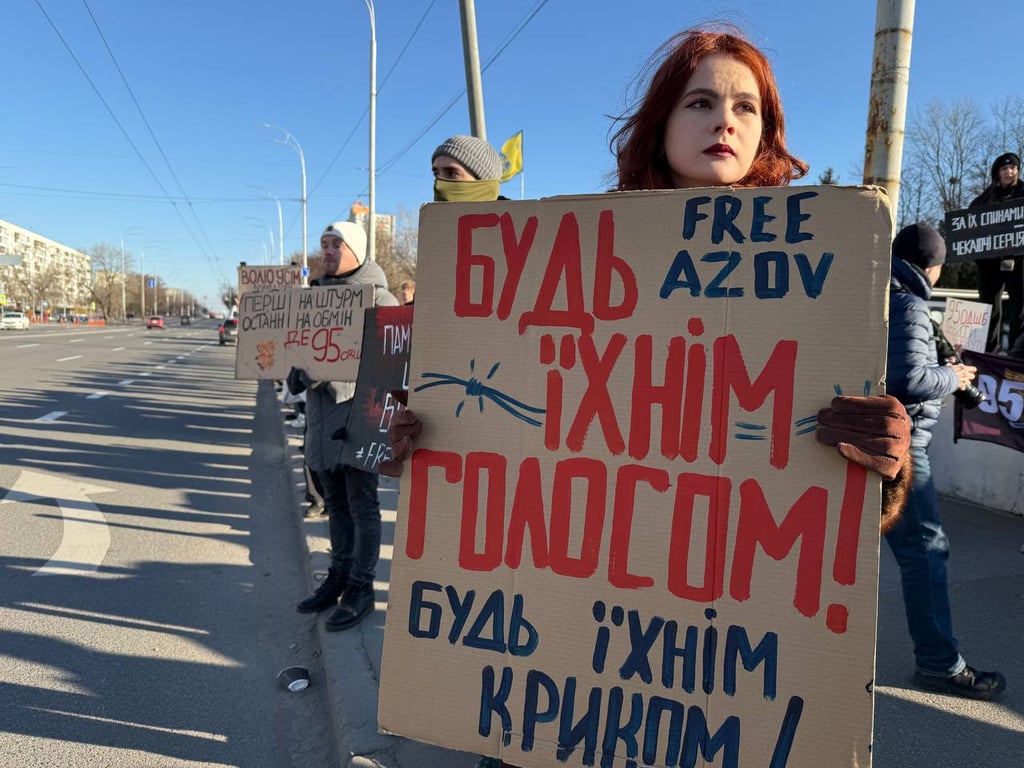 Акція на підтримку полонених у Києві