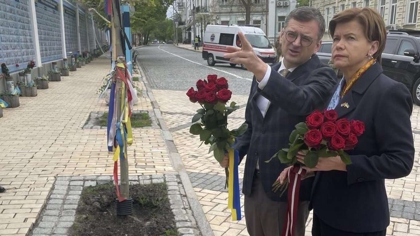 В Украину прибыла новая глава МИД Латвии