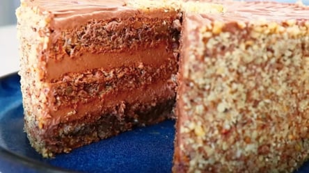 Горіховий торт без борошна — смачніше за найвідоміші десерти - 285x160