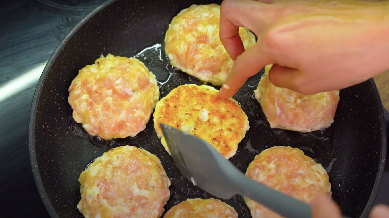 рецепт рубленных котлет из курицы 