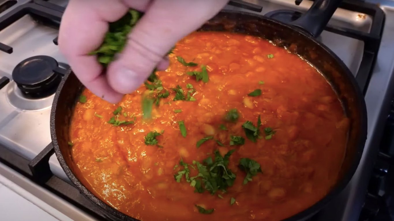 постная фасоль по-грузински