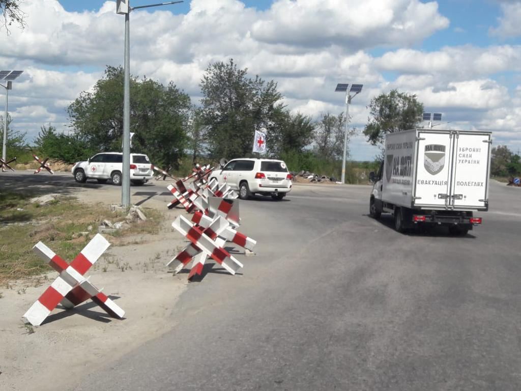 Евакуація загиблих воїнів ЗСУ