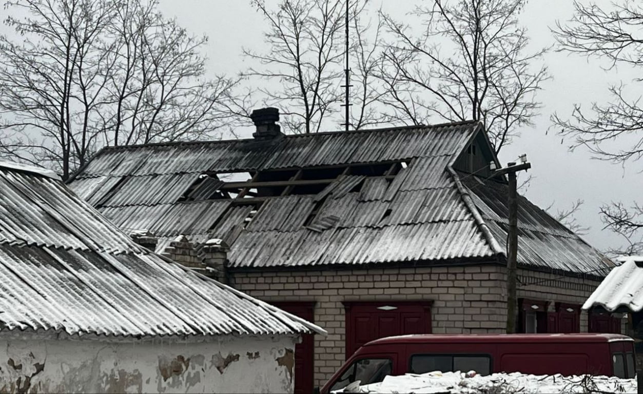 Наслідки ракетного удару по Павлограду 23 січня