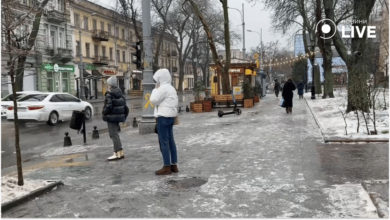 Одеса вкрилася льодом