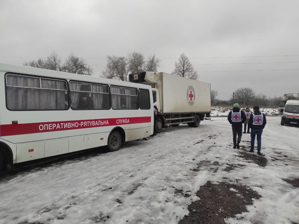 Возвращение тел военных на территорию Украины