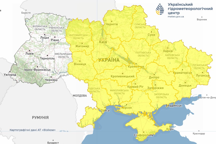 Прогноз погоди на 19 травня