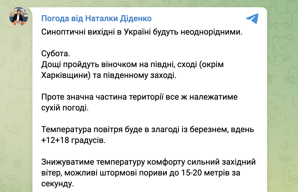 погода в Україні