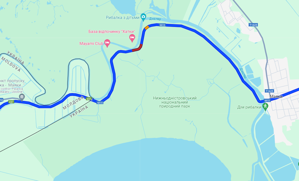 Затори у напрямку Паланки 5 серпня