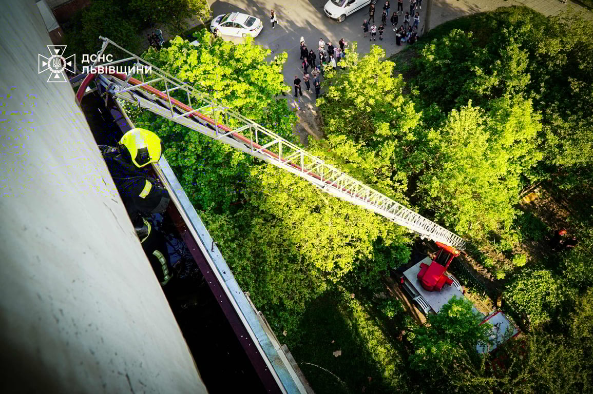 Пожежа у Львові. Фото: ДСНС