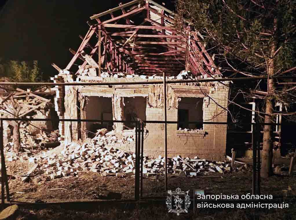 Обстріл Запорізької області 1-2 листопада