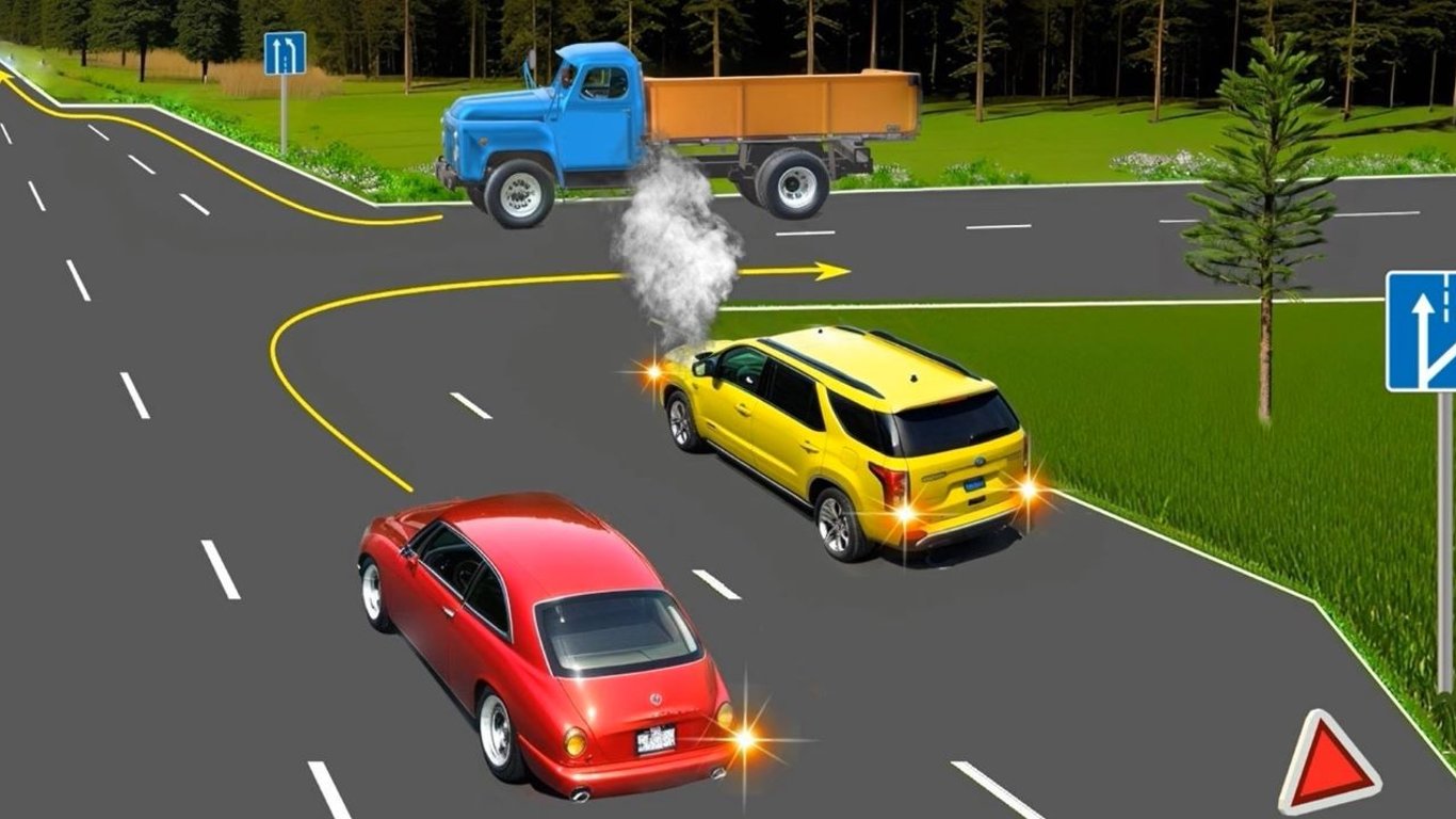 Интересный тест по ПДД: кто из водителей нарушает правила на повороте
