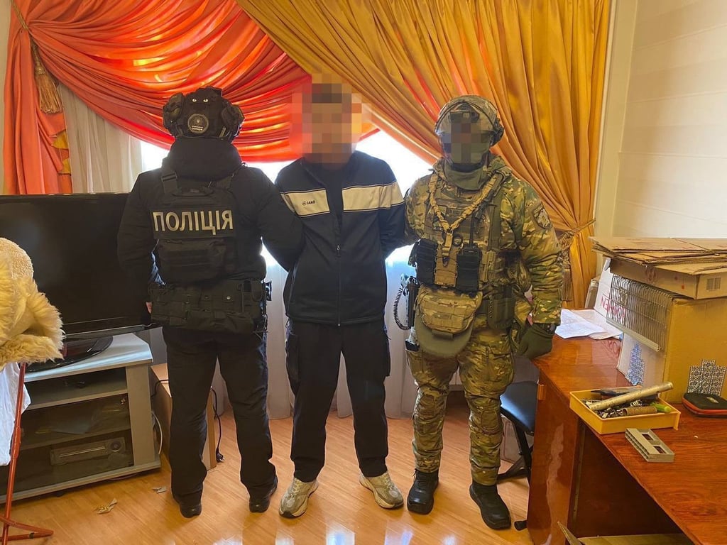 Затримання зловмисника. Фото: Офіс генерального прокурора