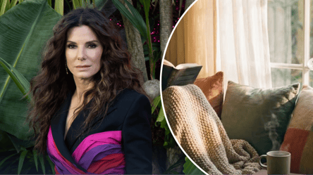 Нейтральная гостиная Сандры Буллок "ожила" благодаря одной детали (фото) - 285x160