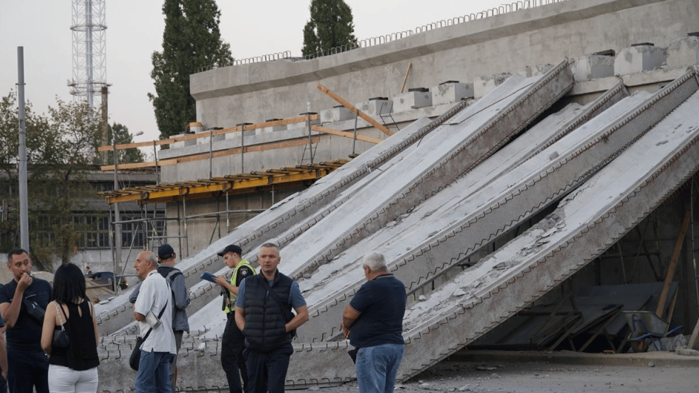 Обвал моста на Шулявке: подрядчик прокомментировал ситуацию