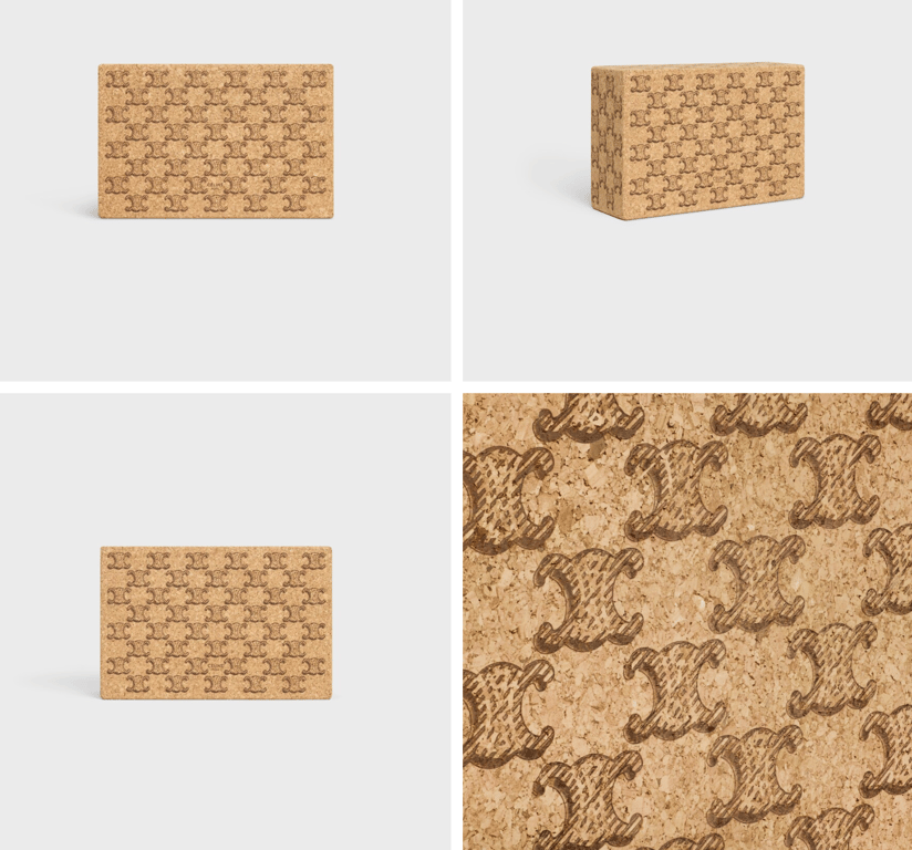 A yoga block that seems to have been created for stories