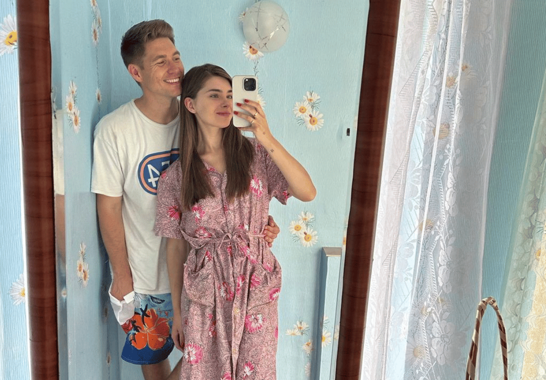 Владимир Остапчук со своей любимой Екатериной Полтавской