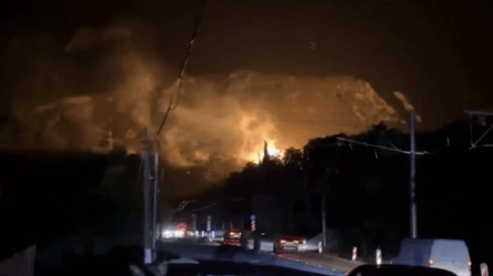 Пожар виден в километрах — в Крыму произошел мощный взрыв на газовой магистрали - 285x160